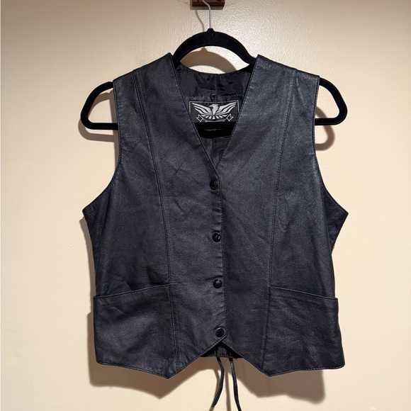 eagle leather Other - Leather Eagle Biker Motorcycle Vest Streetwear Style size medium
